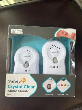 Safety 1st Crystal Clear Audio Monitor — White